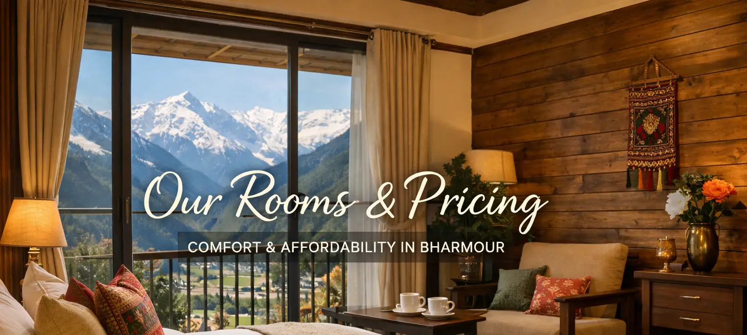 bharmour homestay room